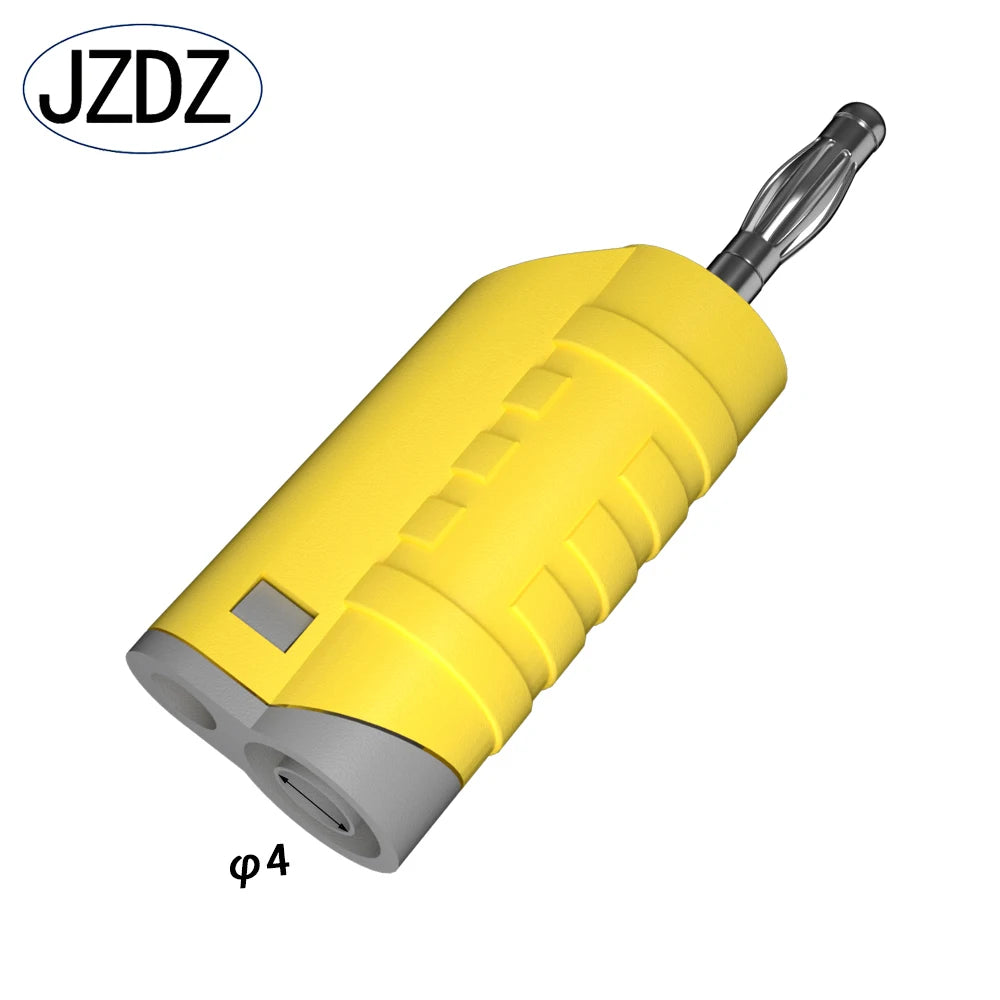 JZDZ 5pcs 4MM Safety Stackable Banana Plug High Quality Welding-free Connector for Multimeter DIY Assembly Tools J.10056