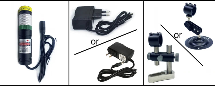 DOE 1 Ring Glass D20X90mm Focusable 520nm Green 10mW 30mW 50mW 80mW 135mW Laser Module for Cutting Positioning