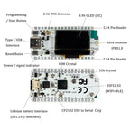 Heltec LoRa32 V3 863-928MHZ ESP32 LoRa Dev-Board SX1262 0.96 Inch OLED ESP32-S3 WIFI BT LoRa Kit 915MHz V3