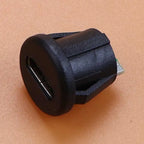 6Pin Type-C USB Waterproof Connector USB-C Direct Compression Welding Wire Type Female Socket Charging Port Tail Plug Interface