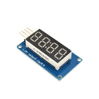 TM1637 4 Bits Digital LED Display Module For Arduino 7 Segment 0.36Inch Clock RED Anode Tube Four Serial Driver Board Pack