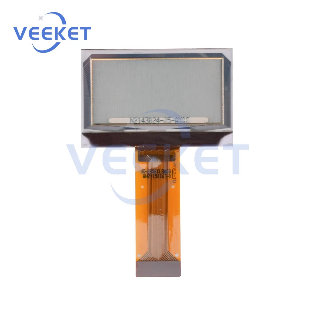 1.51 Inch 24PIN SPI/IIC/Parallel COG 3.3V Blue PMOLED Transparent OLED Screen SSD1309 Graphic 128x64 128x56 Display