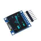 2PCS/lot 0.96 Inch OLED Display Module SSD1306 128x64 Resolution Low Power Consumption I2C Interface for DIY Projects