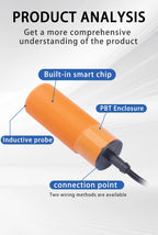 M30 Capacitive Proximity Switch Sensor 1-25mm Detection Distance DC 3-Wire Material/Liquid Level Detection NO/NC 2-Wire 220V