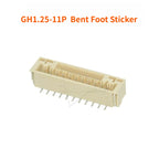 100PCS   GH1.25 Locking Connector with Buckle  2 3 4 5 6 8p Horizontal/vertical Mounting  Rubber Shell  Terminal