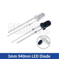10pairs 3mm 5mm 940nm LEDs Infrared Emitter and IR Receiver Diode F3 F5 Diodes for Arduino DIY