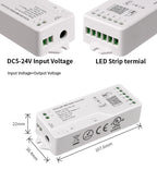 Tuya Wifi LED SPI RGBIC RGBWIC Controller WS2811 WS2812B SK6812 Addressable LED Strip Light Voice Control Alexa Google 5-24V