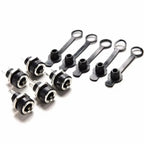 10Pcs DC Power Jack Supply Socket Connector 3.5*1.3/5.5*2.1/5.5*2.5mm DC 2 Terminal 2 Pin Panel Mount Connector Plug Adapter