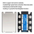Single phase solid state relay three-phase fully isolated intelligent AC voltage regulating module BEM-40-ZN-TY-220 380