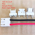 10Sets 3P VH3.96mm 3A2P A3963 Open Barrel Hollow Crimp Boot-up Power-on Switch Terminal Wire Harness for Mainboard Connection