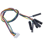 10Pcs MX1.25 to Dupont line  electronic wire-2P/3P/4P/5P/6 Pin To 2.54MM Dupont Male/Female Wire Connector Color Cable