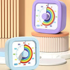 60 Minutes Visual Timer Ultra Silent Visualization Countdown Alarm Clock Self-discipline Round/Square Kitchen Timer