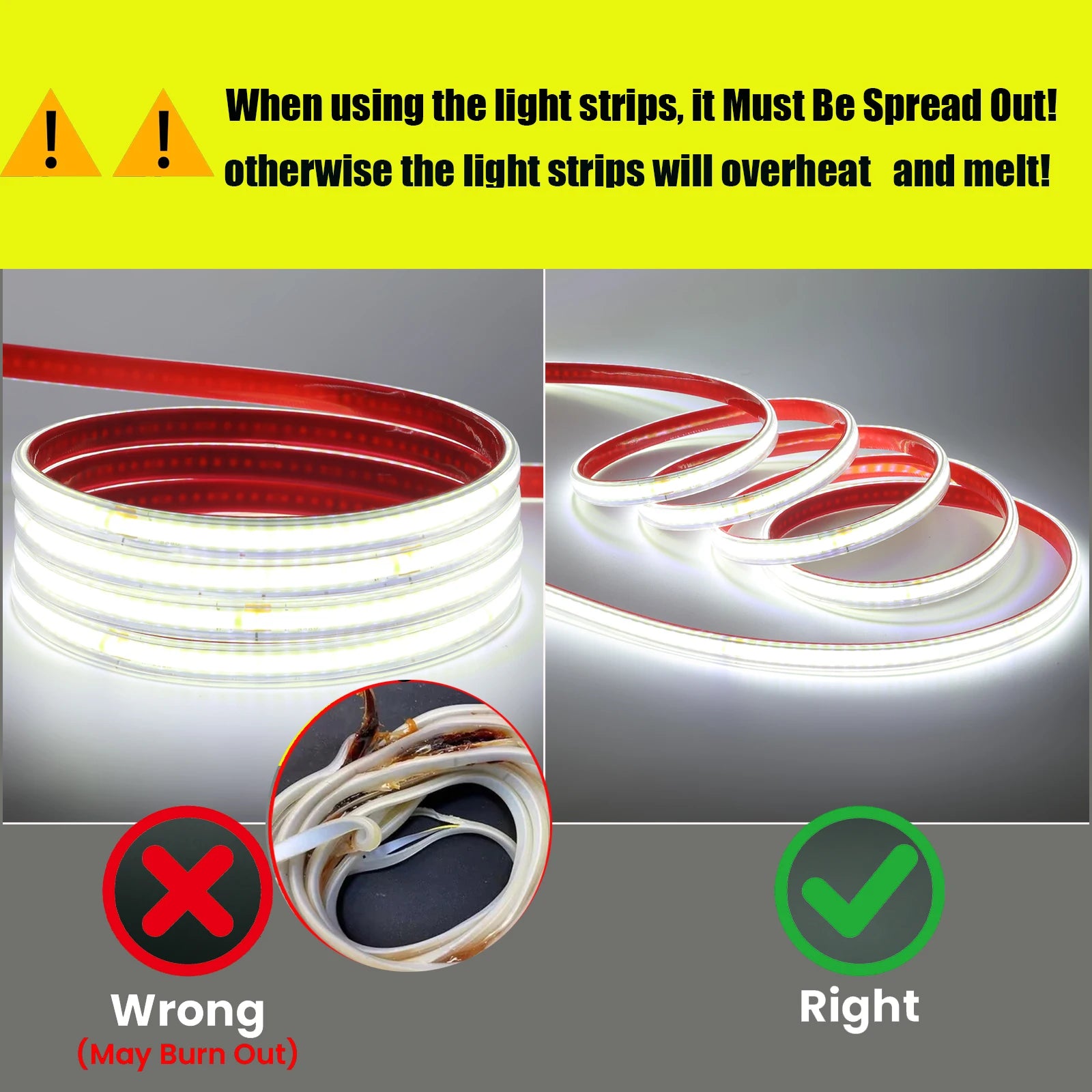 AC 220V COB Strip IP65 Waterproof 10CM Cut 240Leds/M 3000K 4000K 6000K Home Decor Flexible Ribbon Rope Tape LED Light