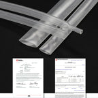 1/2/5M Clear 2:1 Heat Shrink Tube Diameter 0.6mm~120mm Wire Repair Protector Polyolefin Insulated Shrinkable Cable SleeveTubing