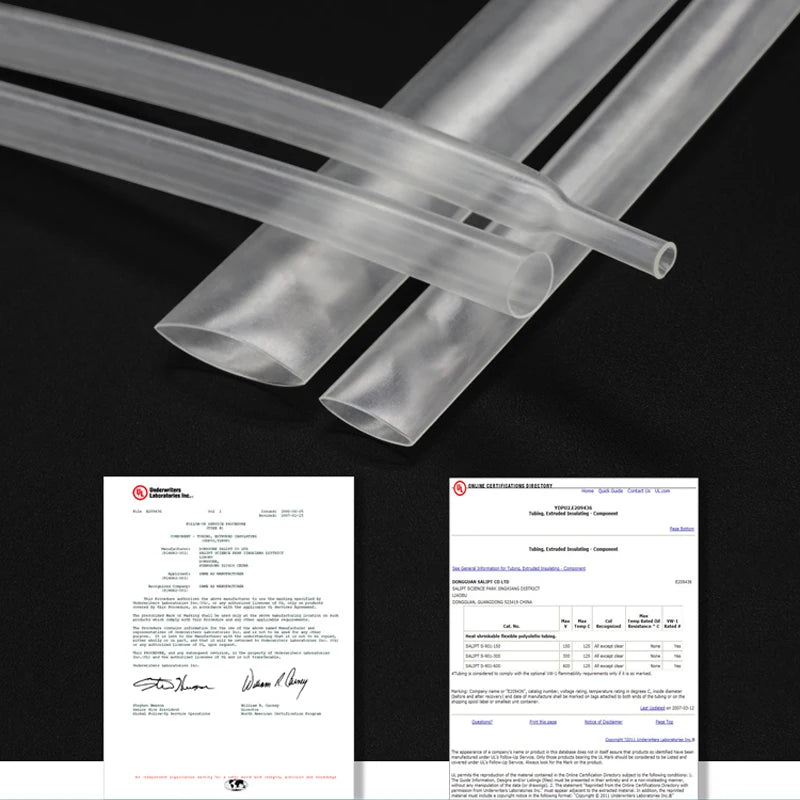 1/2/5M Clear 2:1 Heat Shrink Tube Diameter 0.6mm~120mm Wire Repair Protector Polyolefin Insulated Shrinkable Cable SleeveTubing