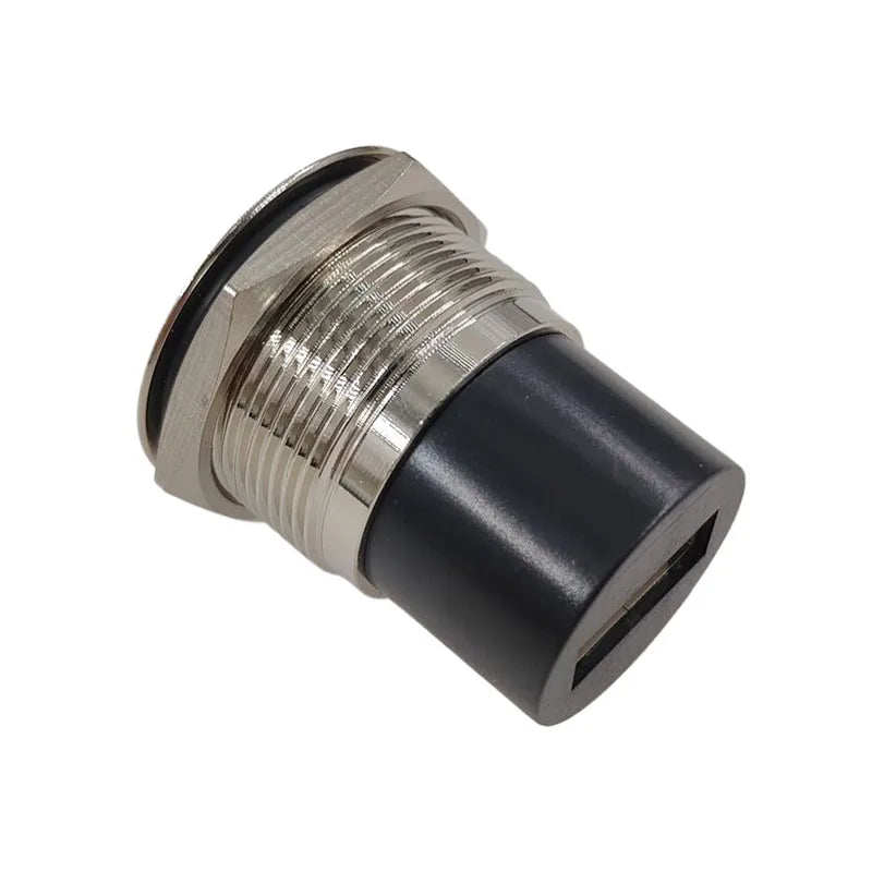 10PCS Panel Openings, 24 Metal Circular D-Shaped USB 2.0 3.0 Single Port Double Port Female Socket Waterproof Joint