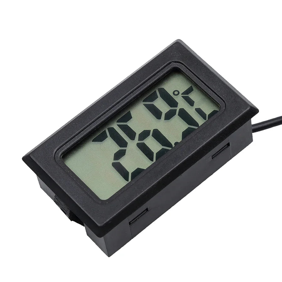 Mini LCD Car Digital Thermometer Hygrometer Temperature Indoor Outdoor Temperature Sensor Humidity Meter Gauge Instruments