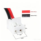 103450 3.7V 2500mAh Polymer Lithium Rechargeable Battery JST PH 2.0mm 2Pin Plug for Camera GPS Navigator MP5 Bluetooth Headset