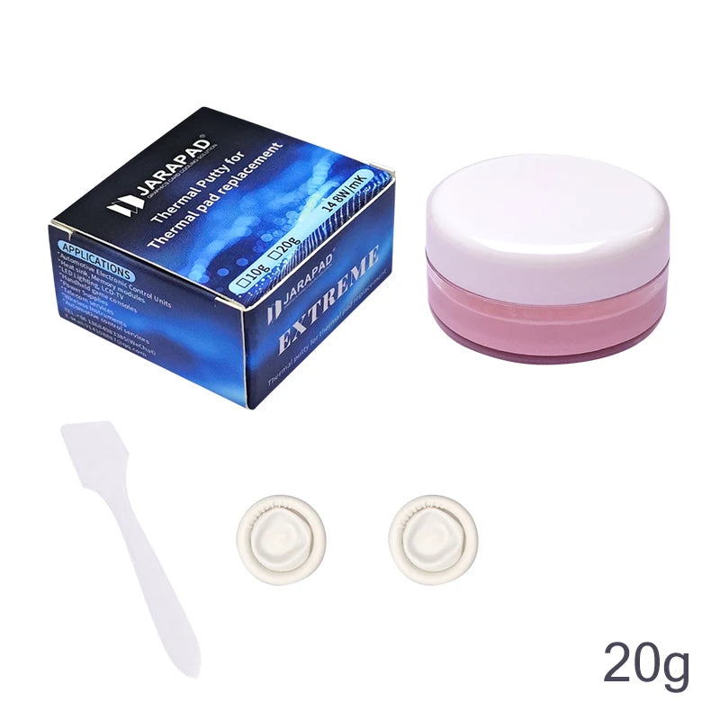 JARAPAD BASIC EXTREME UNLIMITED For VGA GPU IC Processor Thermal Pad Replacement Heat Blocking Putty Thermal Putty Rapid Cooling
