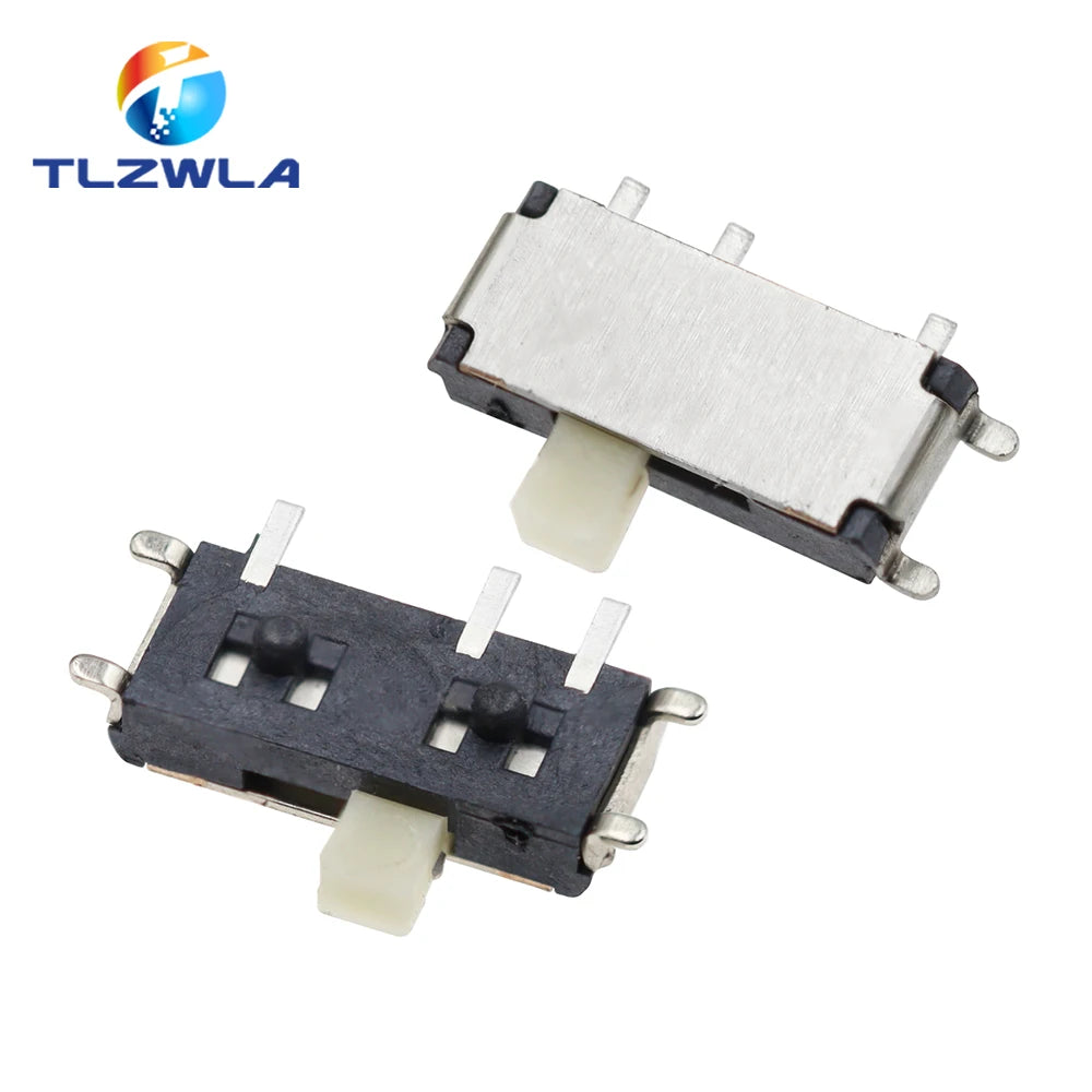 50PCS Mini 7-Pin On/Off 1P2T SPDT MSK-12C02 SMD Toggle Slide Switch For MP3 MP4