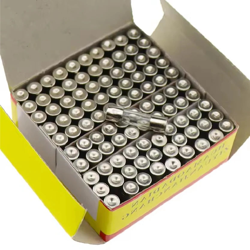 250V 5x20mm 6x30mm Fast Blow Glass Tube Fuses 0.1A 0.2A 0.5A 1A 2A 3A 4A 5A 6A 7A 8A 10A 12A 15A 20A 30A
