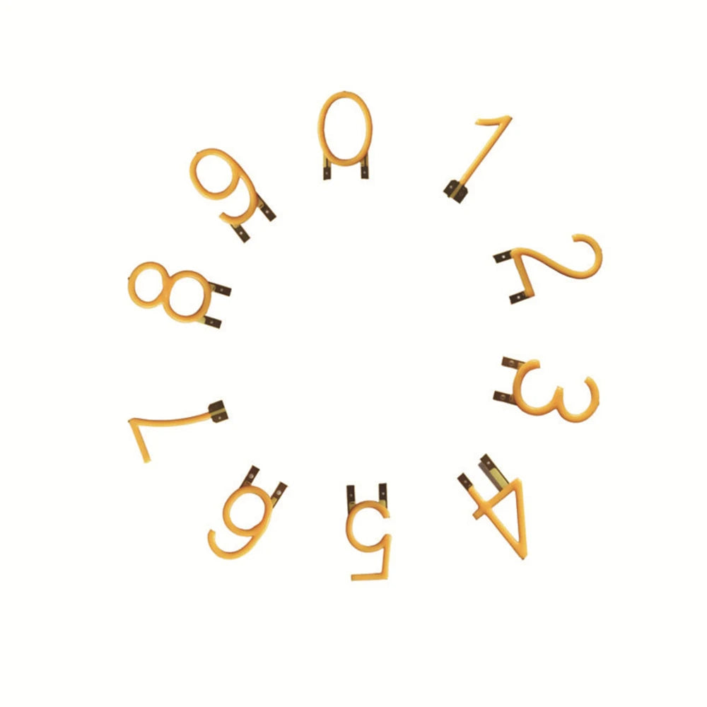 26 Letters A-Z  0-9 Numbers DIY COB Led Filament Symbols for Custom Signs 3V Decoration Retro Edison Bulb Lamp Parts LED Decor