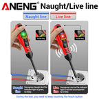 ANENG ST170 Clamp Meter Digital Multimeter Tester 500A AC Current AC/DC Voltage+B18 Highlight Voltage Tester Pen Electrician Set