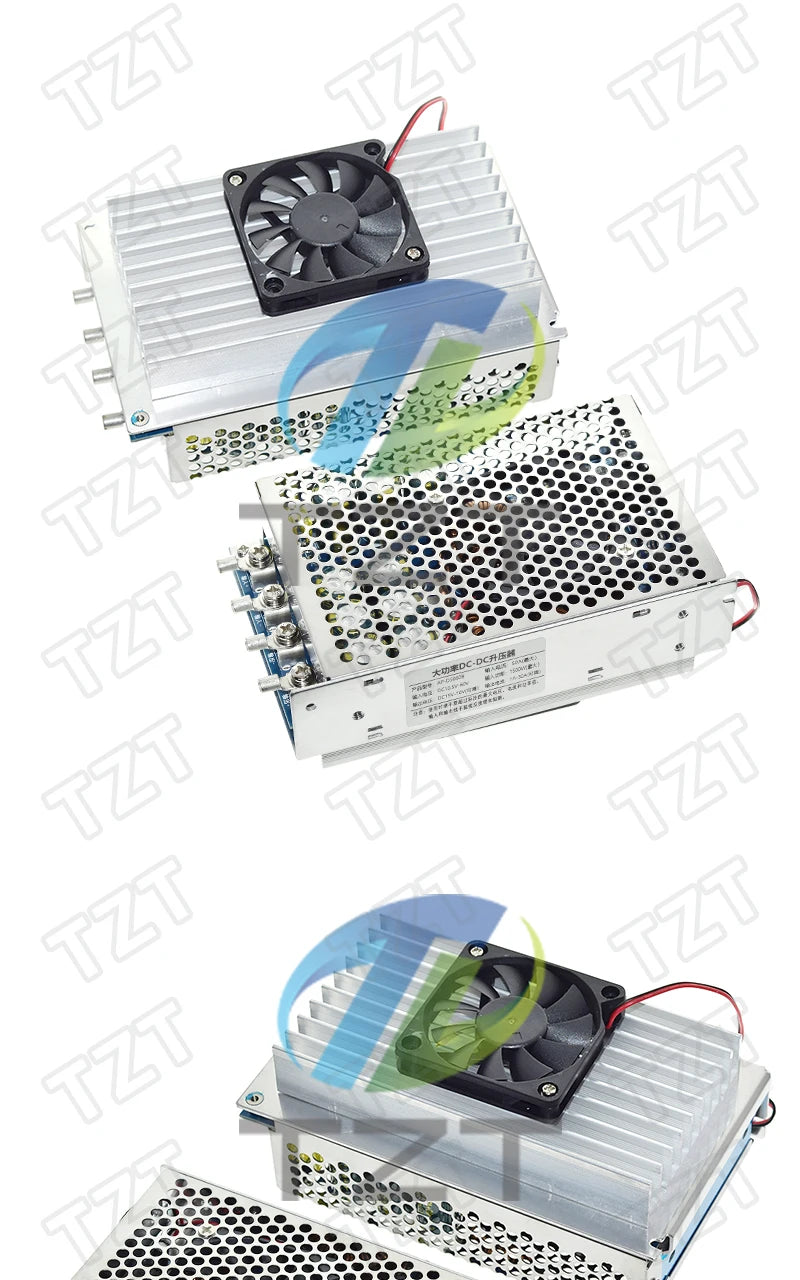 1500W 50A High Power Charging Power Supply DC-DC 10.5-60V to 15-70V Step Up Boost Converter Voltage Regulator Power Transformer