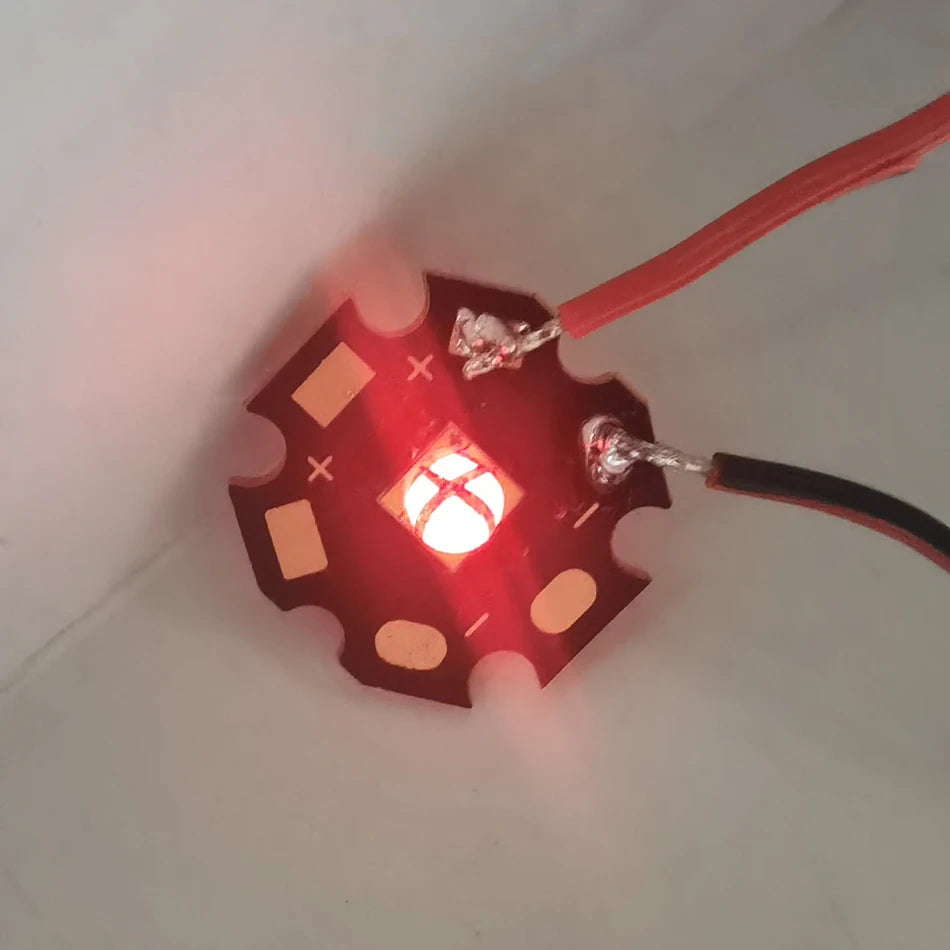 5050 LED IR Infrared 740nm 850nm 940nm 970nm10W High Power Chip Lamp Bead 4Chips DC2.8-3.8V 1.5A For DIY Night Vision Camera