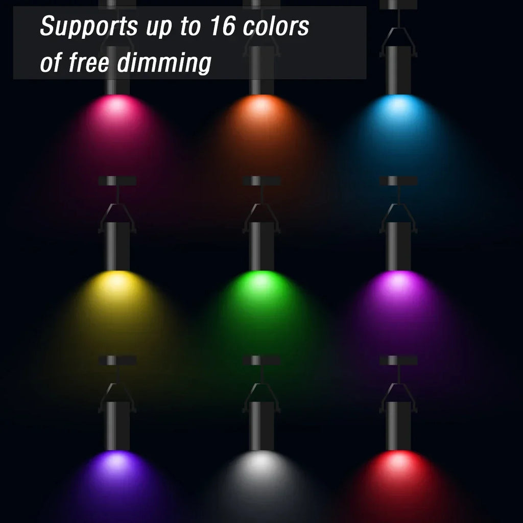 1-10PCS Smart RGBW LED Bulb Spotlight E27 E14 B22 GU10 6W 10W with Infrared Remote Control Suitable for Colorful Home Lighting