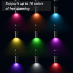 1-10PCS Smart RGBW LED Bulb Spotlight E27 E14 B22 GU10 6W 10W with Infrared Remote Control Suitable for Colorful Home Lighting