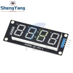 TM1637 LED Display Module for Arduino 4 Digit Tube 7 Segment 0.56 inch Time Clock Indicator Module Red Blue Green Yellow White