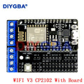 Node MCU Development Kit V3 CP2102 NodeMCU+Motor Shield Wifi Esp8266 Esp-12e diy rc toy remote control Lua IoT smart car L293D