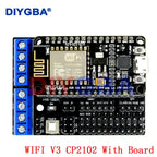 Node MCU Development Kit V3 CP2102 NodeMCU+Motor Shield Wifi Esp8266 Esp-12e diy rc toy remote control Lua IoT smart car L293D