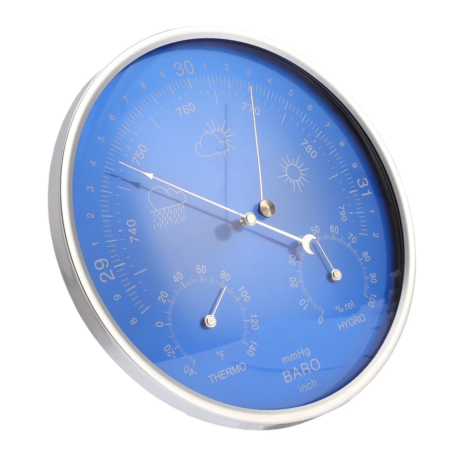 Thermometer Barometer Hygrometer Multifunction Easy To Read All Season Thermometer Barometer Hygrometer for Indoor Outdoor