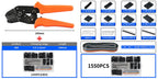YICHENG 2.54mm Dupont Connector Kit with Ratcheting Wire Crimping Tool,Male Female Pins, Headers & Ribbon Cable