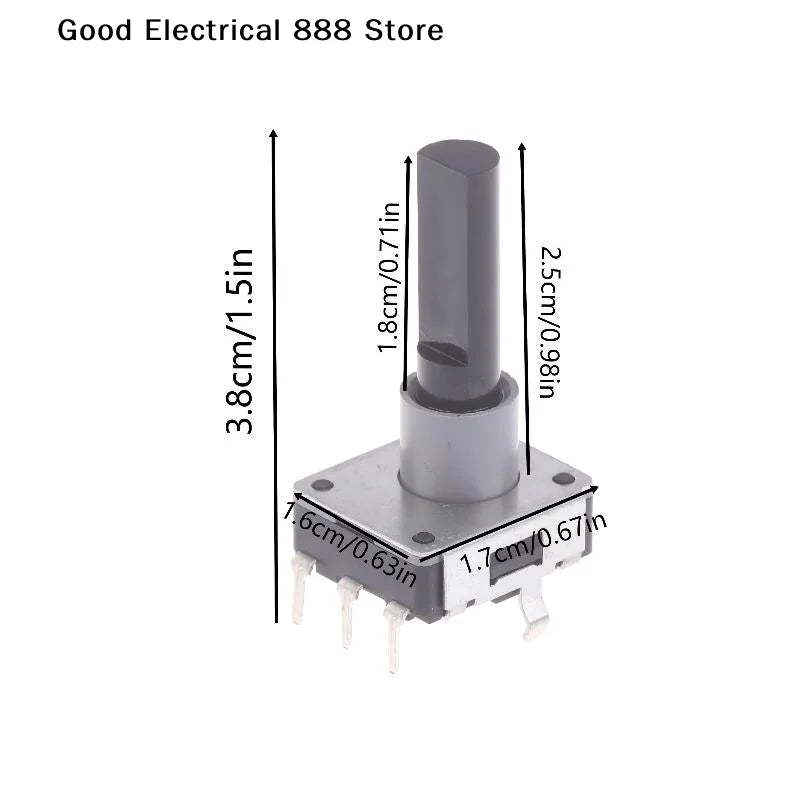 【G】EC16 Rotary Encoder 12 Position 25mm Shaft Accurate 12 Pulse Module for Industrial Automation Control Systems
