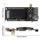 Meshtastic Device LilyGo T3S3 V1.2 ESP32-S3 LoRa 2.4G SX1262 Module 868/915MHz with LoRa WiFi Antenna OLED Development Board