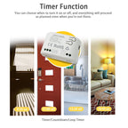 1/2/4CH EWeLink WIFI Smart Switch 7-32V 85-250V 220V Wireless Remote Control Relay Module For Garage Door Access Alexa Google