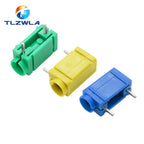 5PCS 4mm Banana Female Socket Right Angle PCB Mount Insulated Jack Connector