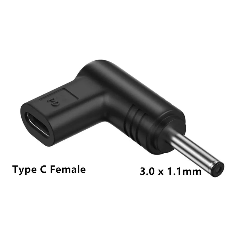 USB C PD to DC Power Connector Universal 5V 9V 12V 15V 19.5V Type C to DC Jack Plug Charging Adapter Converter for Router Tablet