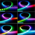 5mm Ultra-Narrow 2020SMD WS2812B RGBIC LED Strip Light WS2812 60/100/120/160/200Leds/m Individually Addressable IC Tape DC5V