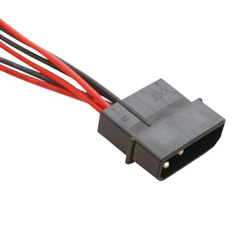 4pin Molex IDE D Port to 4 Pin Small CPU Fan Power Cable 1 to 3 4 Splitter