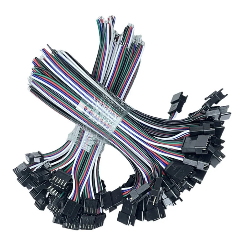 2Pin 3Pin 4Pin 5Pin 6Pin Led JST Connector Male/Female Wire Connector Led Strip Plug Connector Wire Cable for Led Light Driver