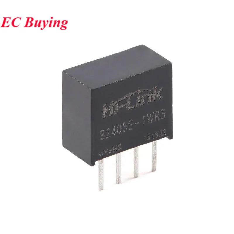 2pcs/1pc DC DC Isolated Power Module 1W Hi-Link B2405S B2412S B2424S 1WR3 24V to 5V 12V 24V Converter Voltage Transformer Module