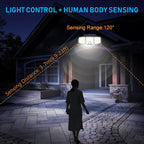 3 Heads Solar Motion Sensor Lights 236/223LED Solar Security Flood Lights Waterproof 3 Modes Wall Light Garden Yard Patio Pathwa