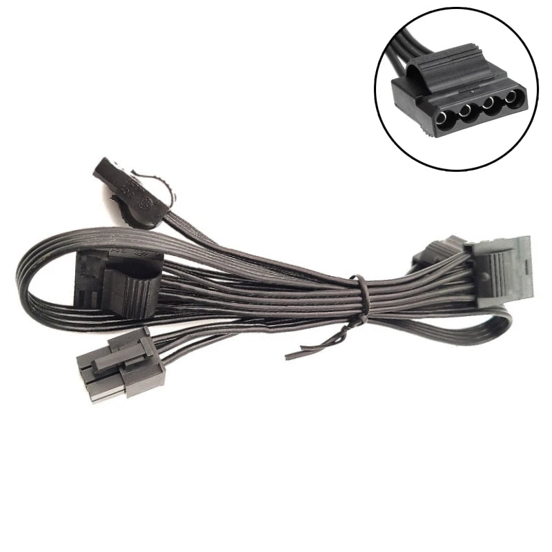 PCIe 8Pin 6+2/CPU 4+4/SATA/Molex/ATX 24Pin Power Cable for Antec HCG650, HCG750, HCG850 Gold HIGH CURRENT GAMER Modular Powers
