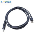 1pcs/lot Straight 2M(7ft) BarCode Scanner USB data Cable For 9010E 9260 9360 USB Interface ﻿