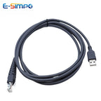 1pcs/lot Straight 2M(7ft) BarCode Scanner USB data Cable For 9010E 9260 9360 USB Interface ﻿