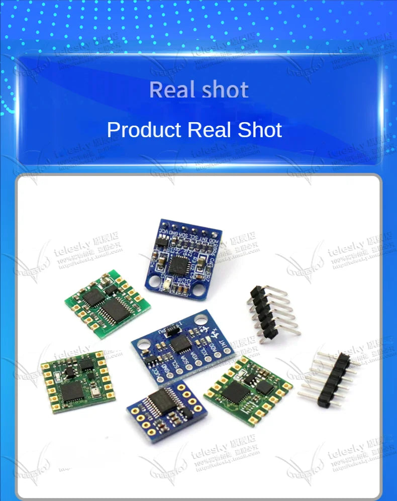GY-521 MPU6050 Module 3D Angle Sensor 6DOF Three Six Axis Accelerometer Electronic Gyroscope